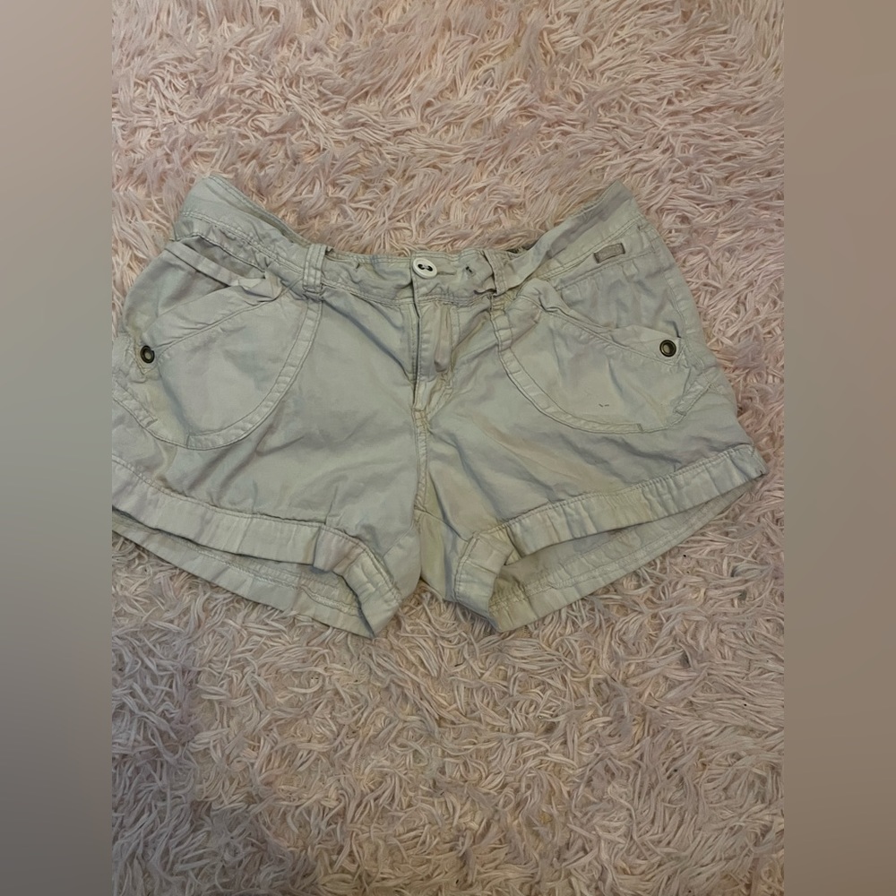 y2k 80s vintage White cargo shorts Union Bay
